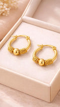 Gold Knot Hoop Earrings, Vintage Style Rope Detail, Stainless Steel Statement Jewelry