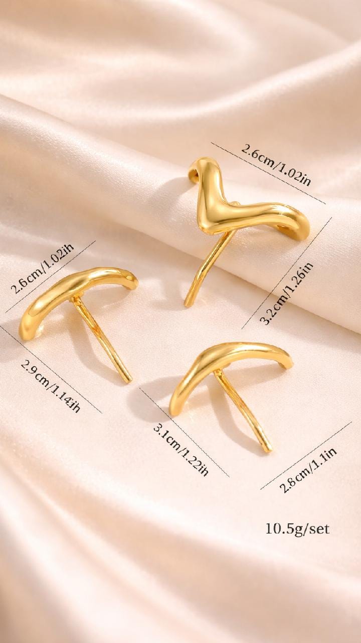 Minimalist Gold Hair Pins Set: French Style Bun Holder, Chic Metal Hair Clip Accessory